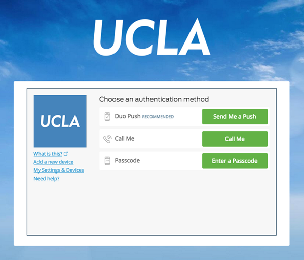 Authenticating to UCLA Single SignOn with MFA Office of the Chief